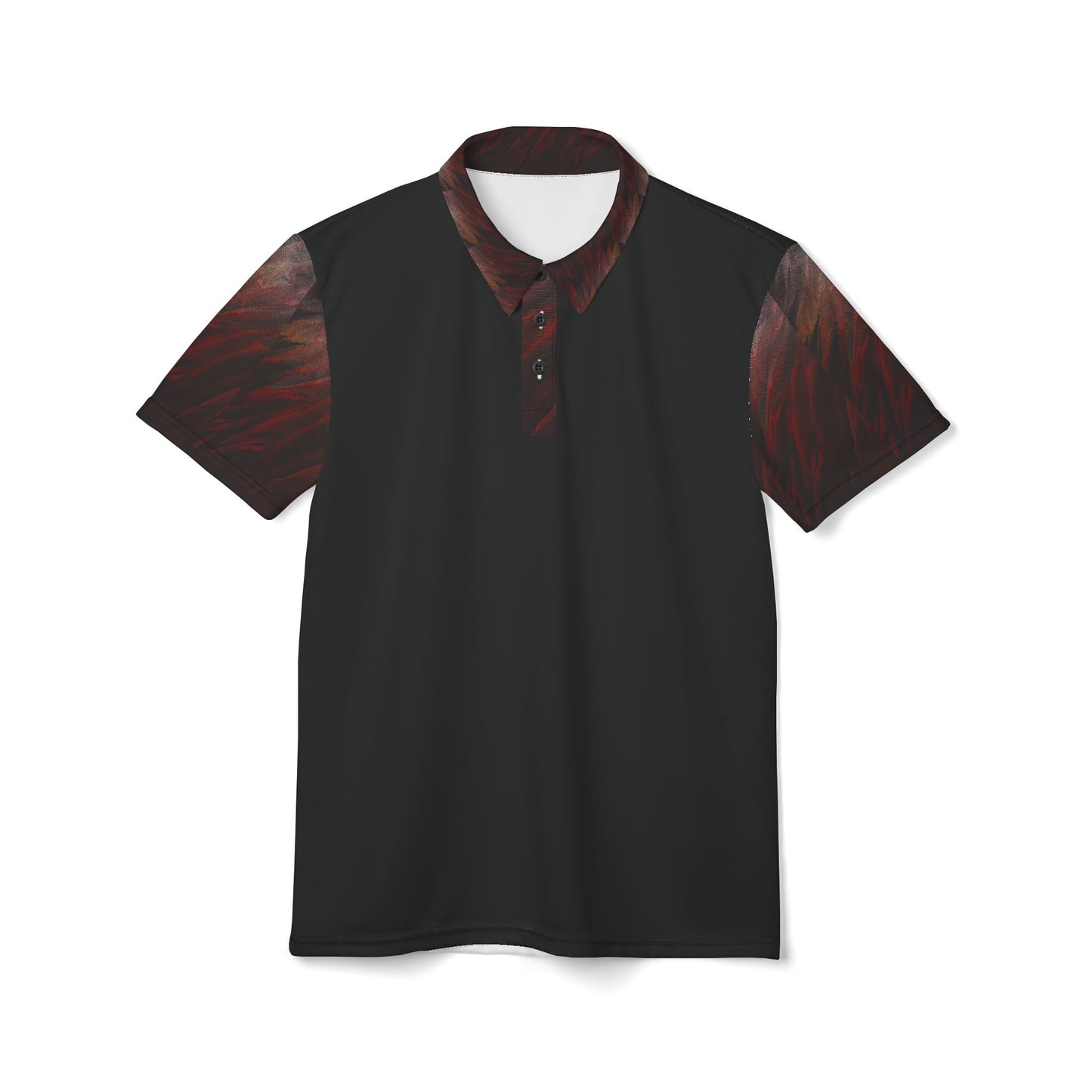 Flaming Red Polo Shirt