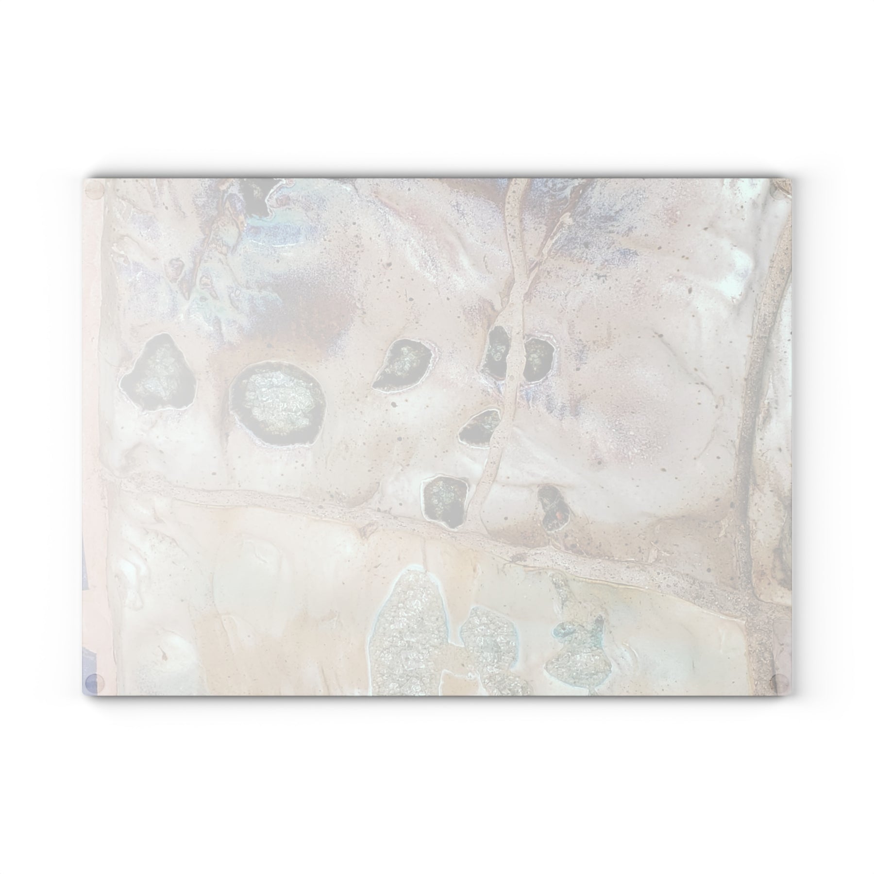 Soft Abstract Tempered Glass Cutting Board
