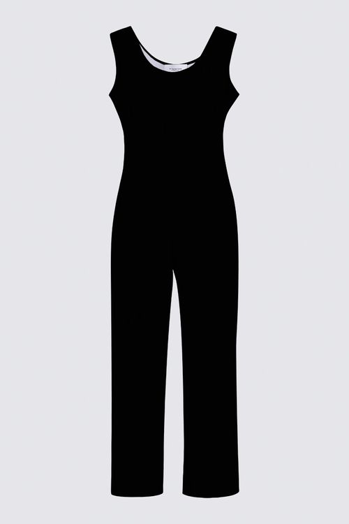 Black Sleeveless Jumpsuit