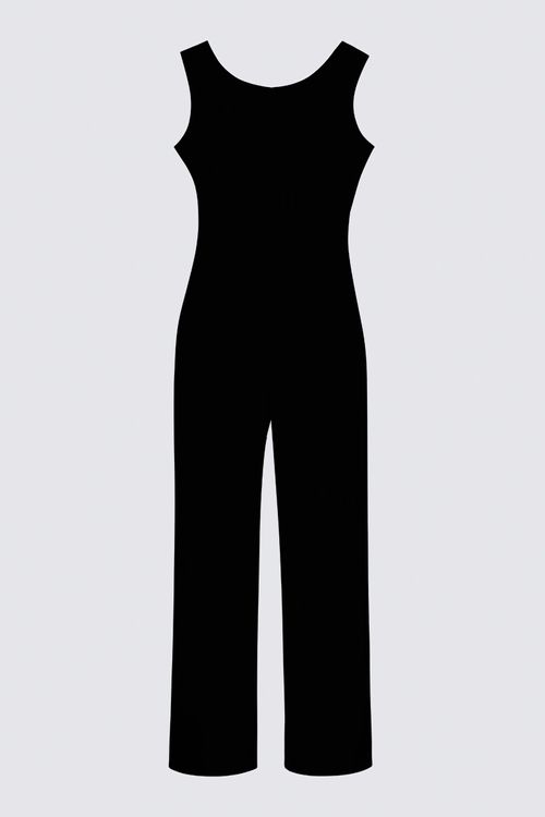 Black Sleeveless Jumpsuit