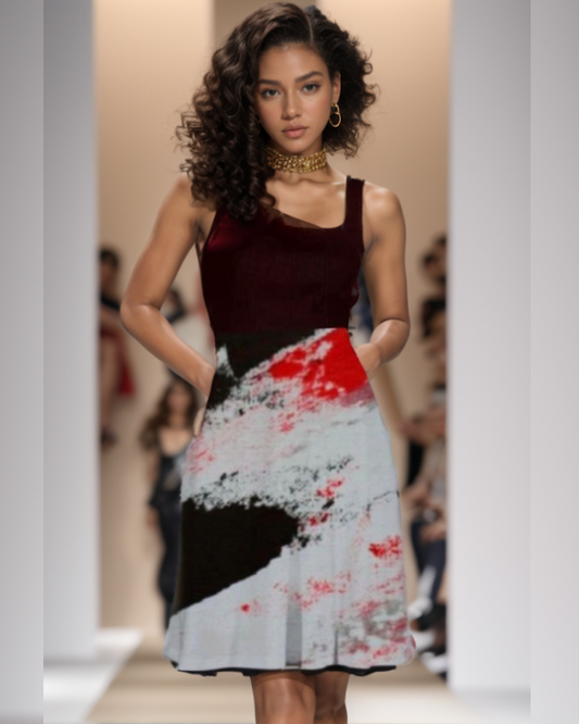 Black And Red A3 Skirt