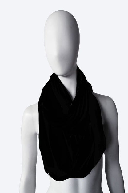 Black Infinity Scarf