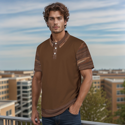 Brown & Brown Polo Shirt