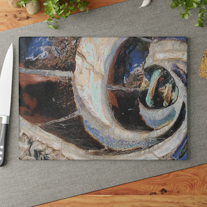 Chefs Tempered Glass Cutting Board