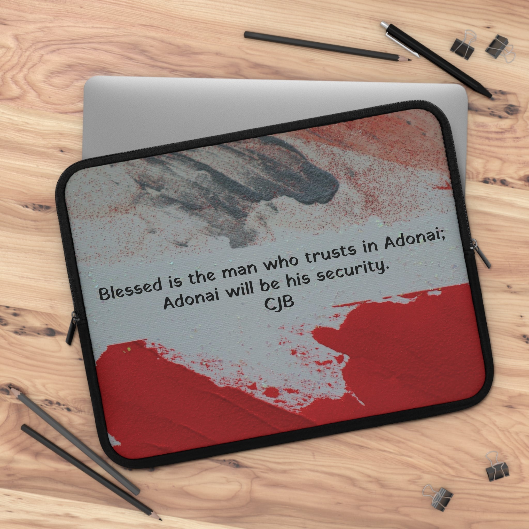 Trust in Adonai Laptop Sleeve