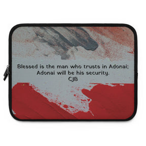 Trust in Adonai Laptop Sleeve