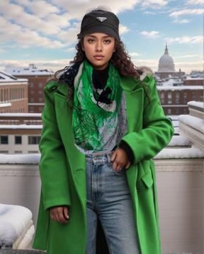 Green2 Infinity Scarf