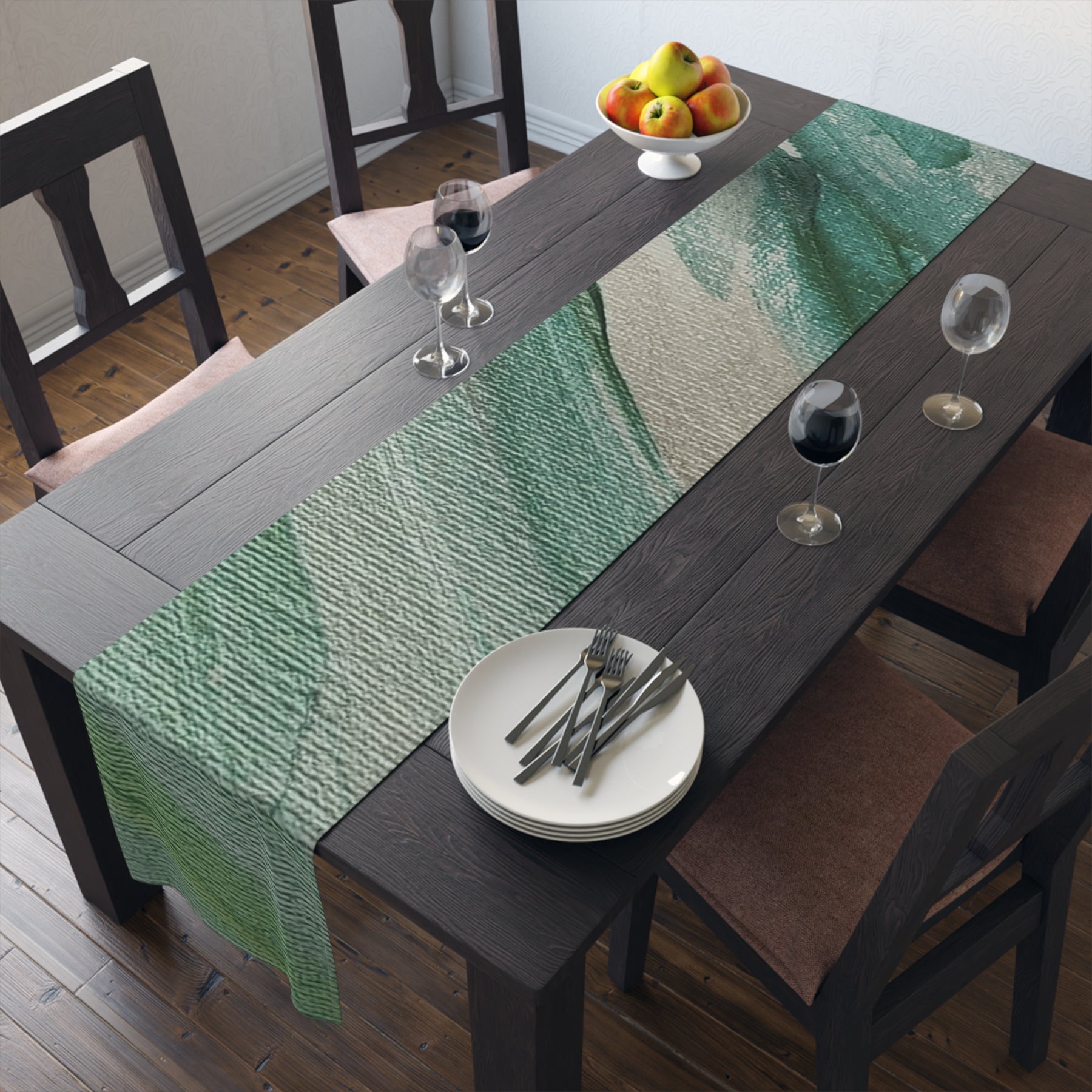 Green Table Runner