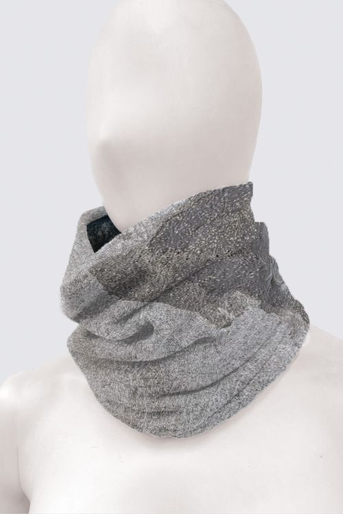 Grey Complement Tube Scarf