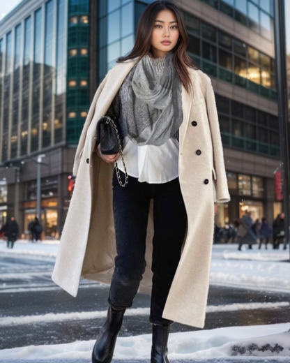 Grey Complement Infinity Scarf