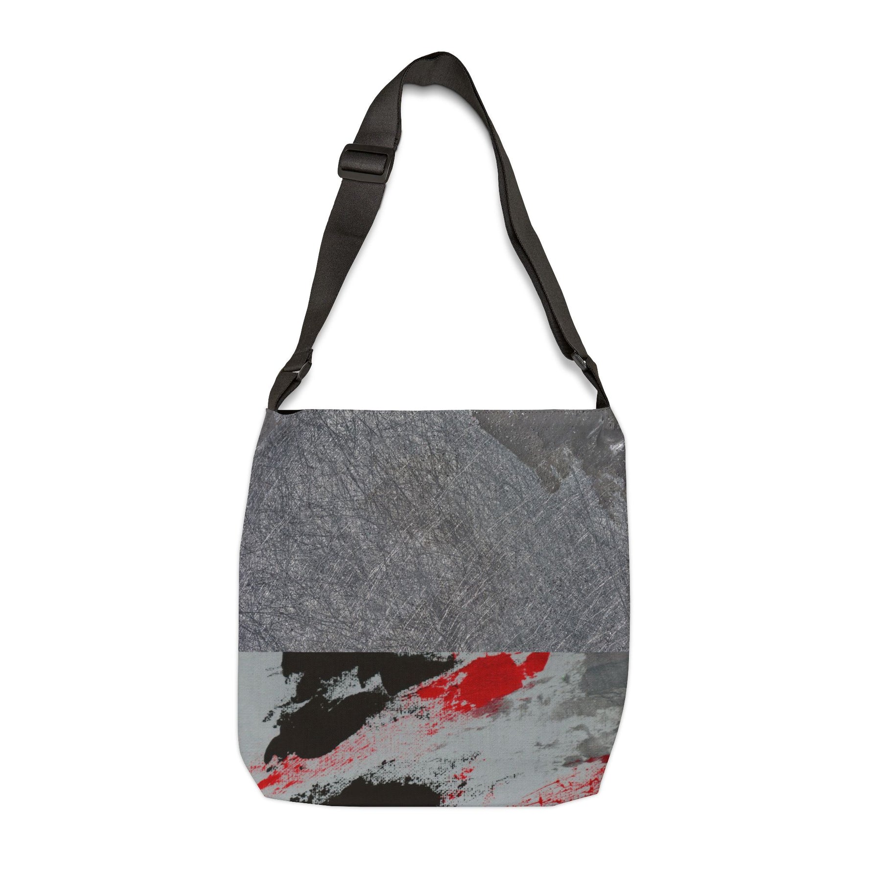 Grey with a Splash Adjustable Tote