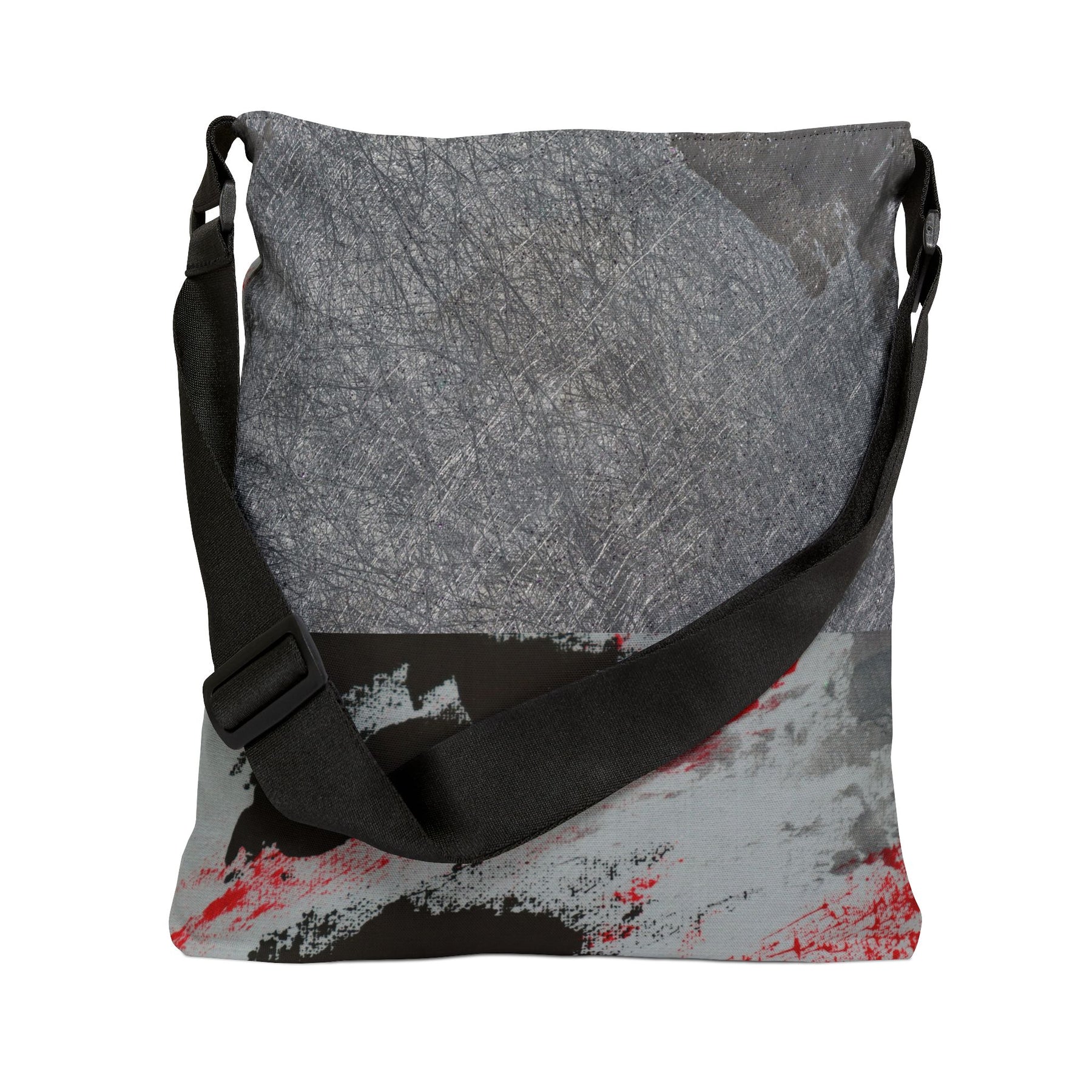 Grey with a Splash Adjustable Tote