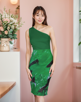Jade Shoulder Dress
