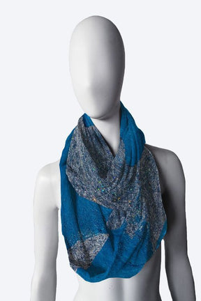 Next Blue Infinity Scarf