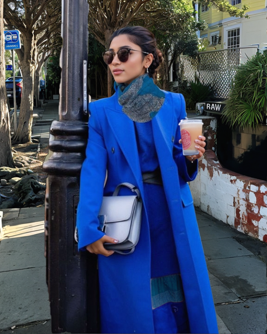 Next Blue Tube Scarf