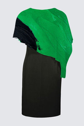 Our Green Cape Dress