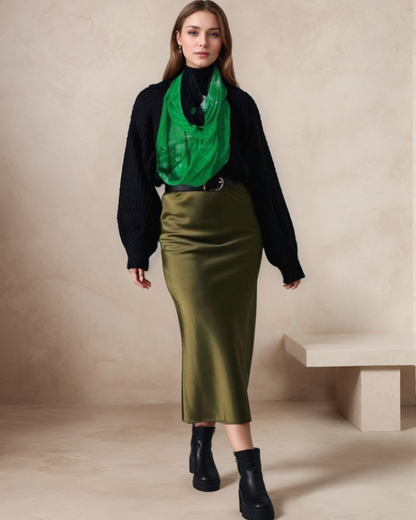 Our Green Infinity Scarf