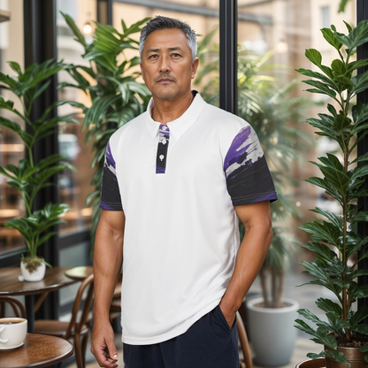 Purple Hagel Slag Polo Shirt