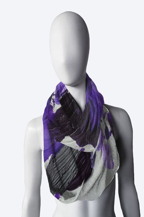 Purple Play Infinity Scarf