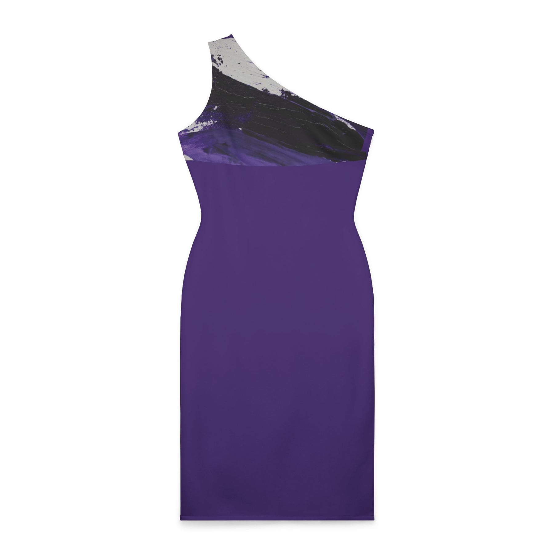 Purple Pleasure Shoulder Dress