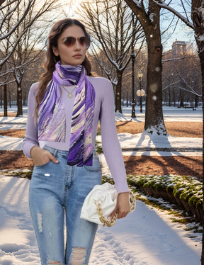 Purple Surprise Scarf