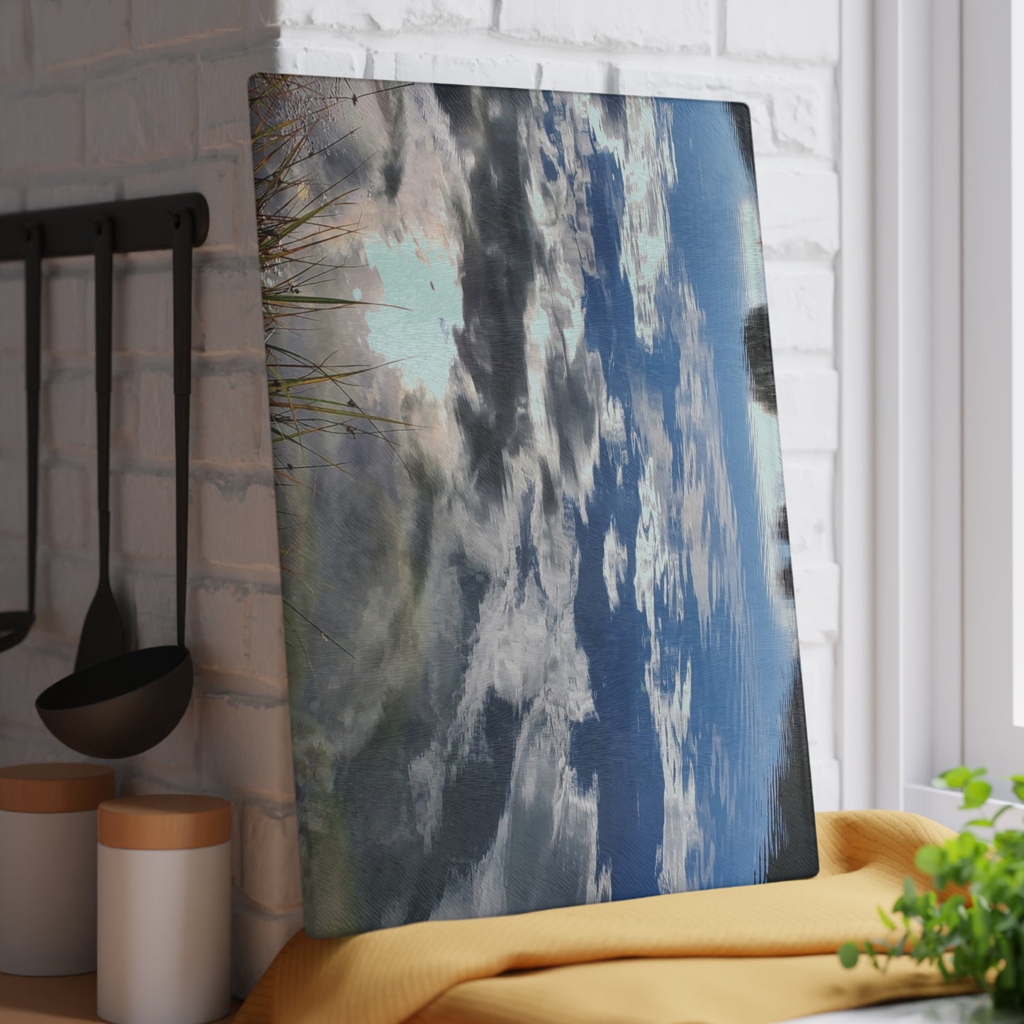 Reflection Tempered Glass Cutting Board