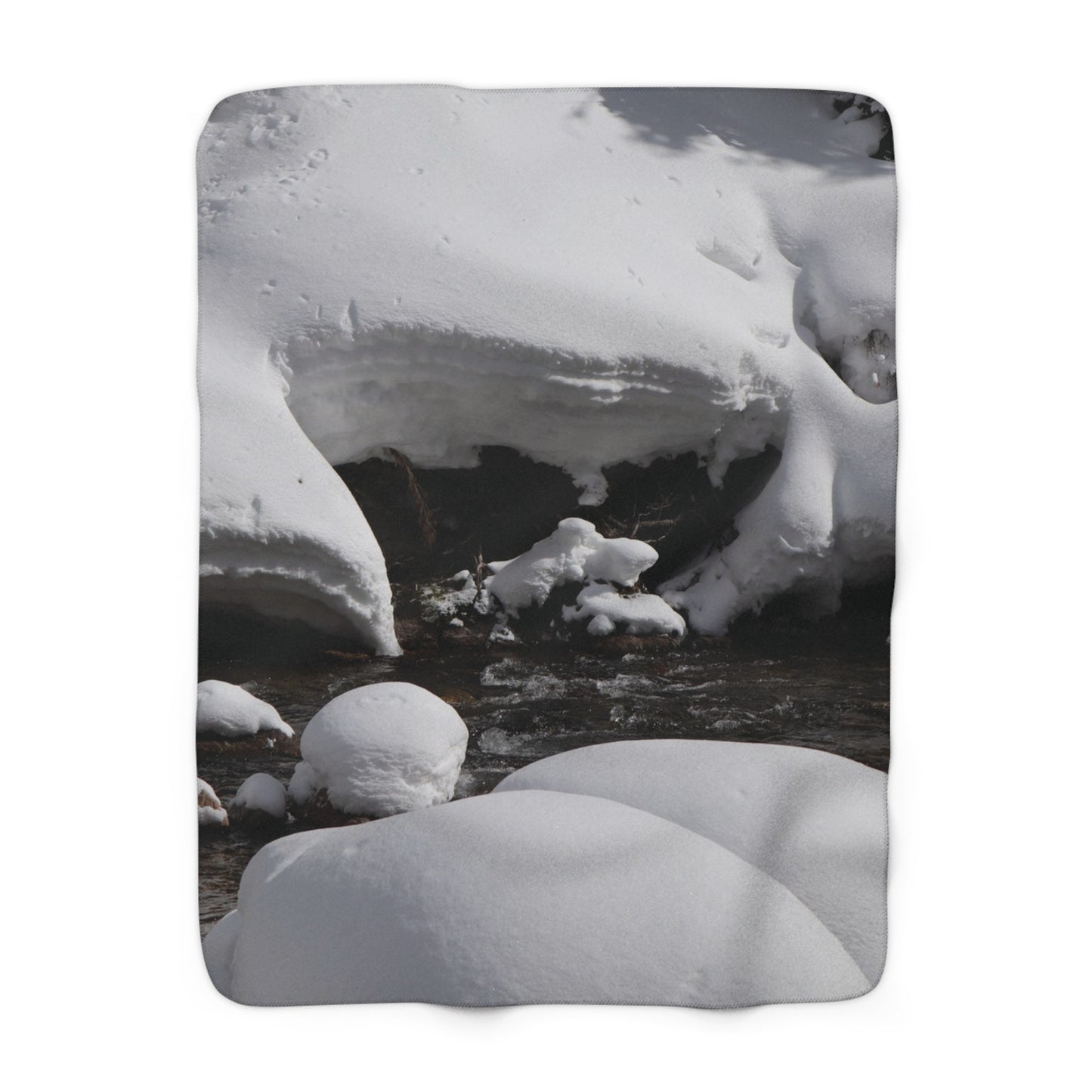 Snow Squall Sherpa Fleece Blanket