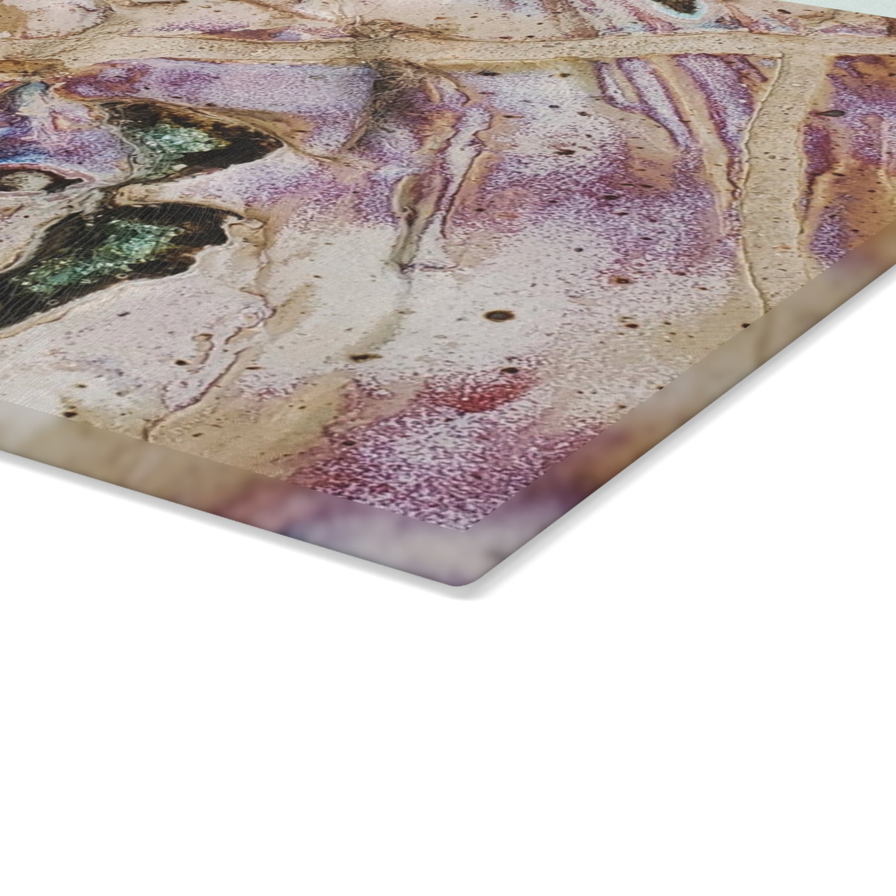 Soft Abstract II Tempered Glass Cutting Board