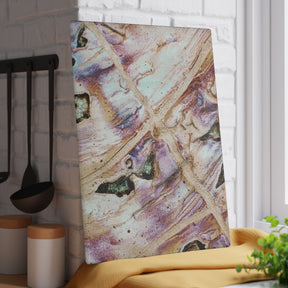 Soft Abstract II Tempered Glass Cutting Board