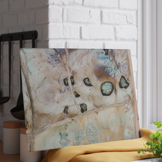 Soft Abstract Tempered Glass Cutting Board