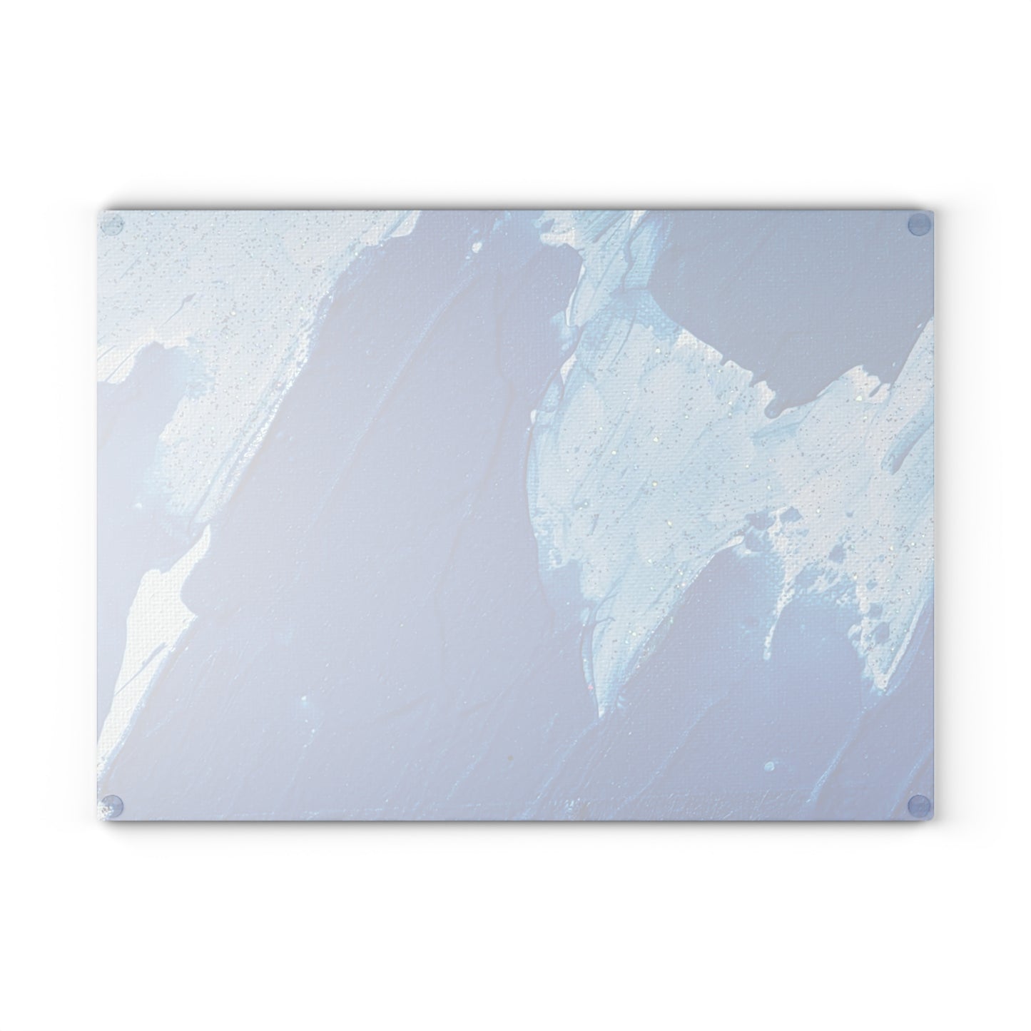 Soft Blue Tempered Glass Cutting Board