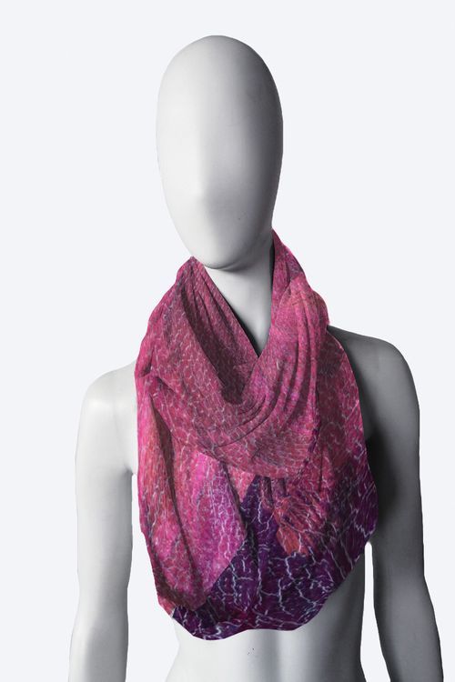 Soft Pink Infinity Scarf