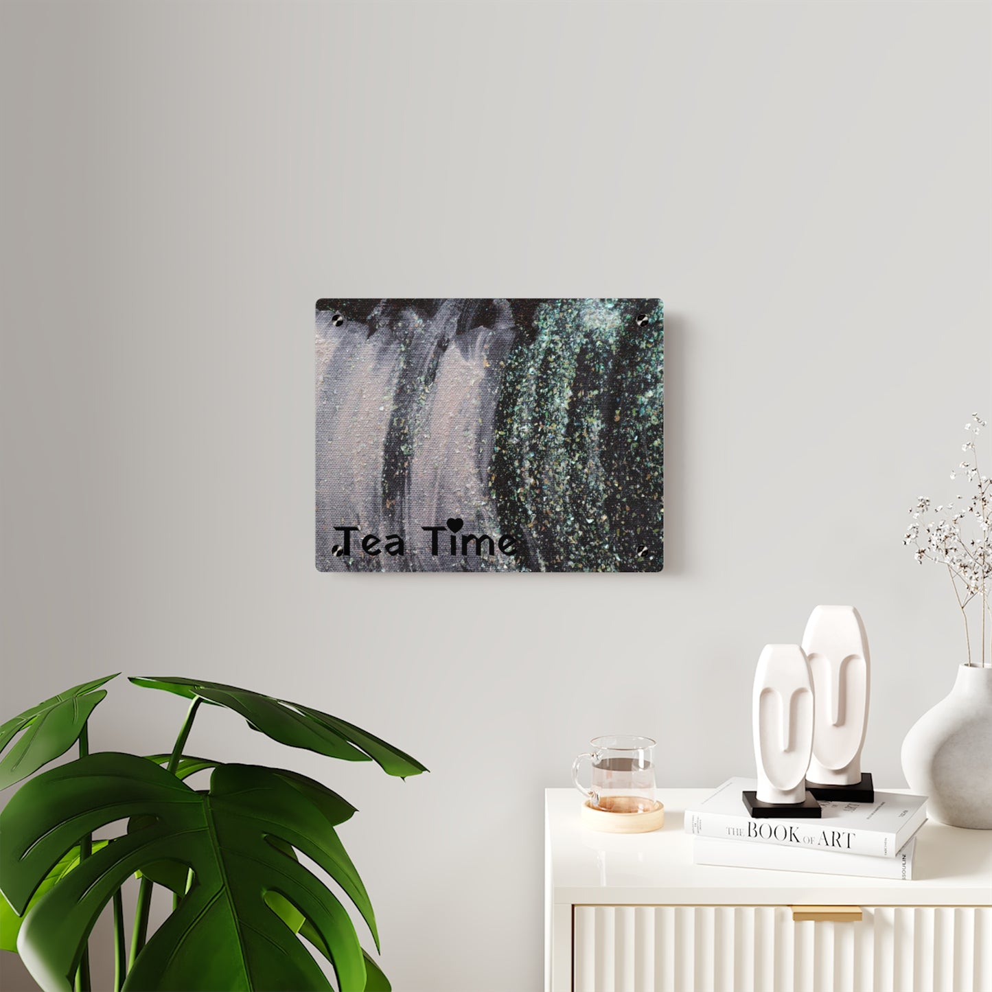 Tea Time Acrylic Wall Art Panel