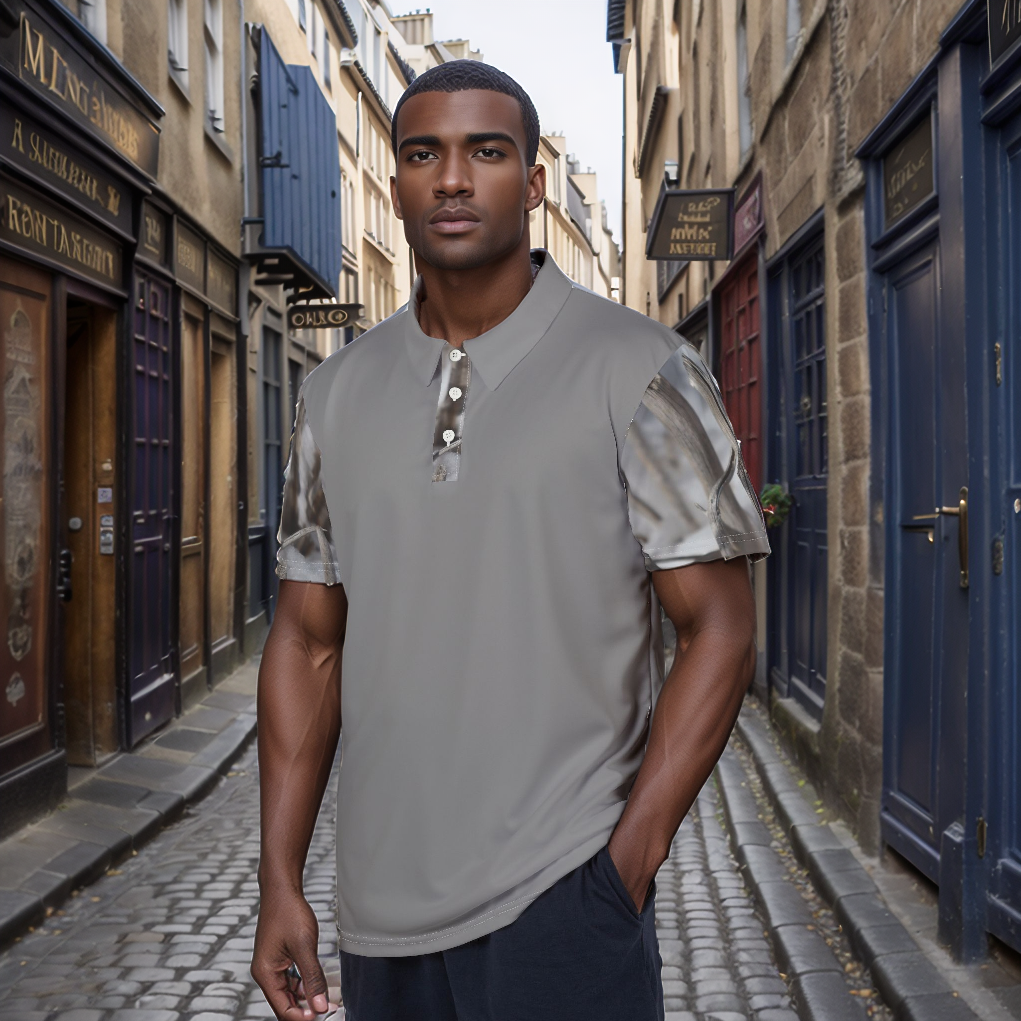 The Grey Polo Shirt