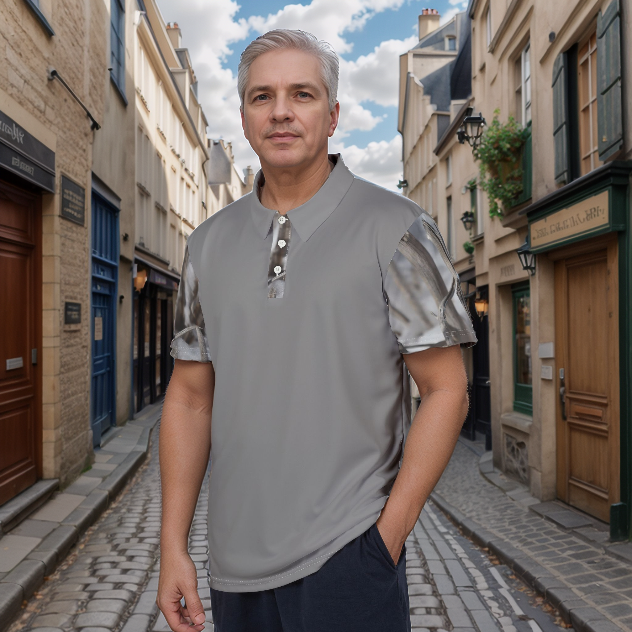 The Grey Polo Shirt