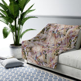 The Pattern Sherpa Fleece Blanket