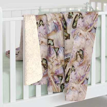 The Pattern Sherpa Fleece Blanket