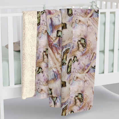 The Pattern Sherpa Fleece Blanket