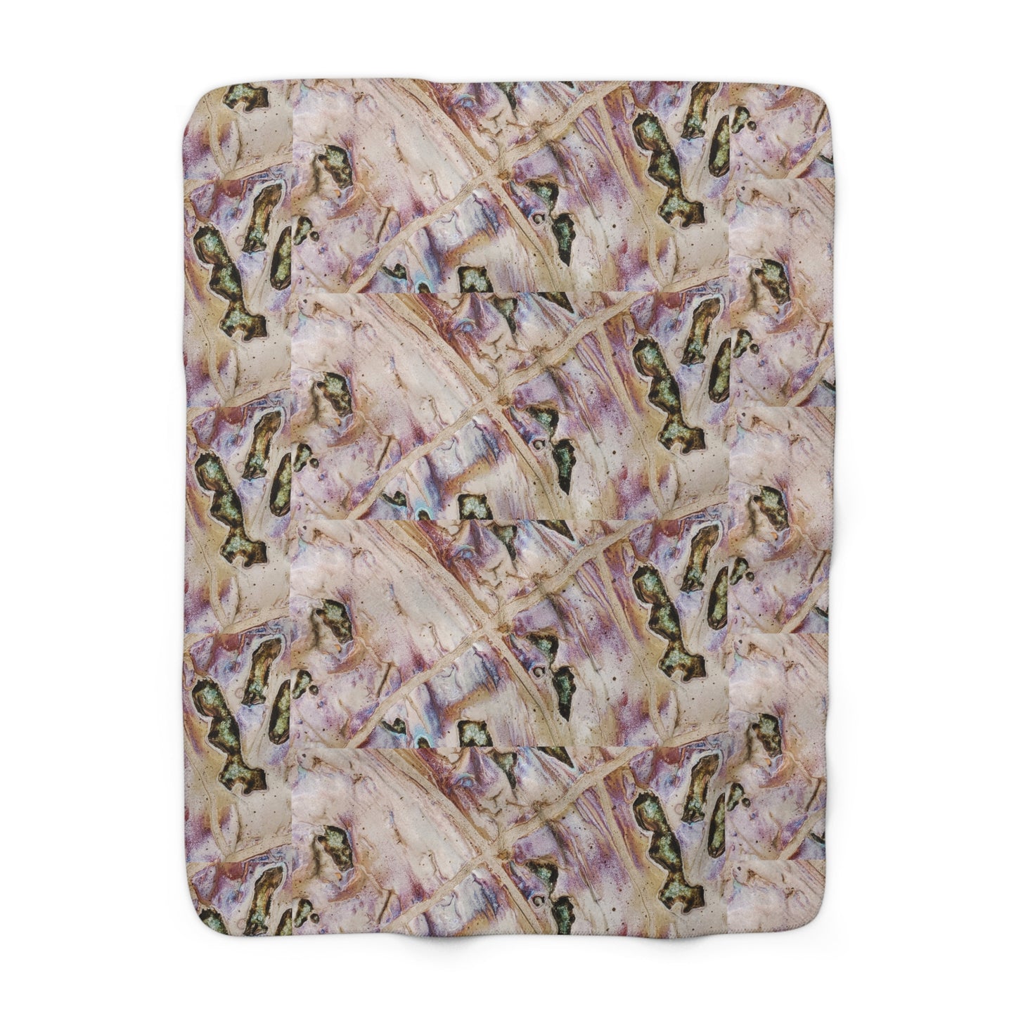 The Pattern Sherpa Fleece Blanket