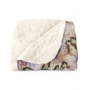 The Pattern Sherpa Fleece Blanket