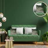 Verde Flow Suede Cushion Cover