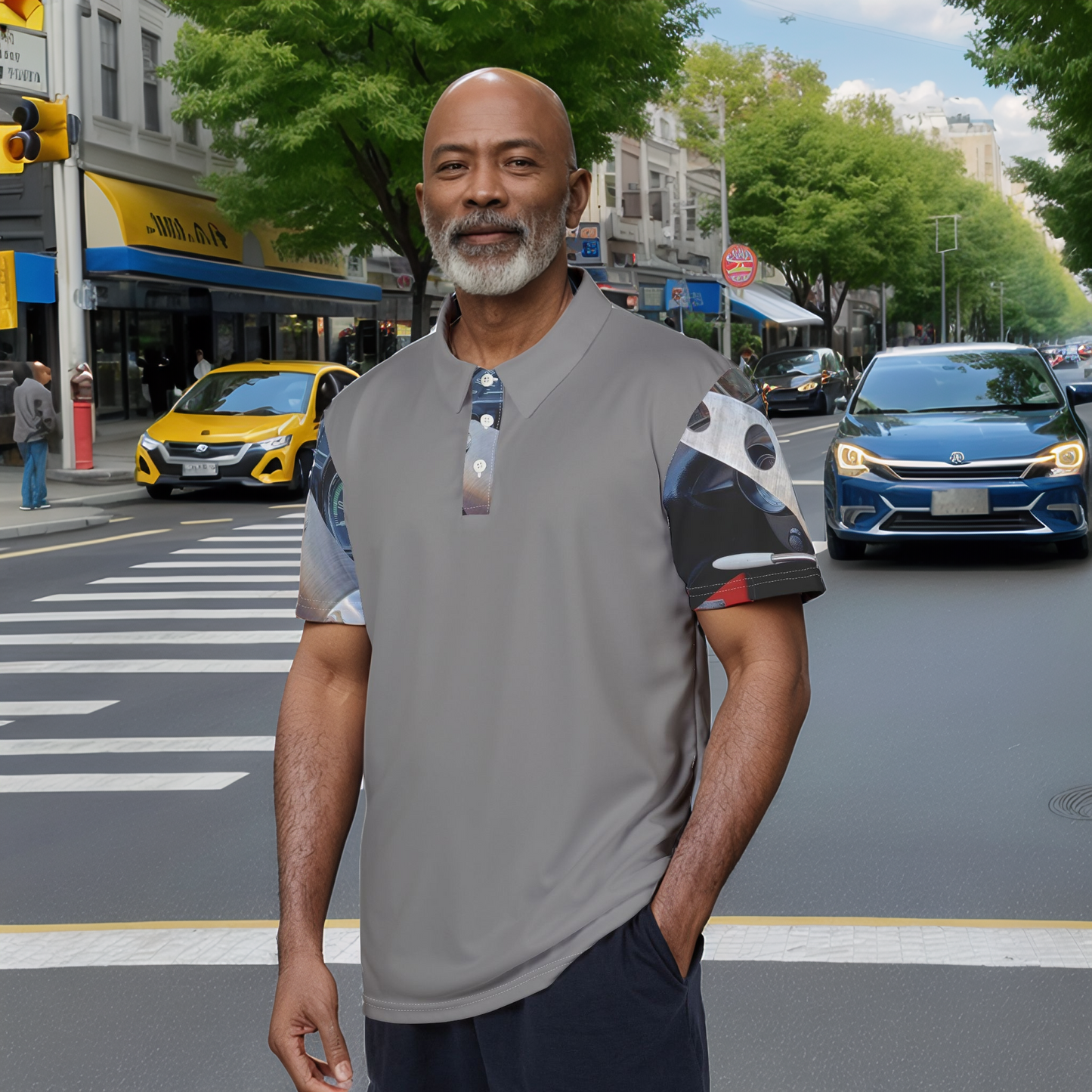 Vet Tech Grey Polo Shirt