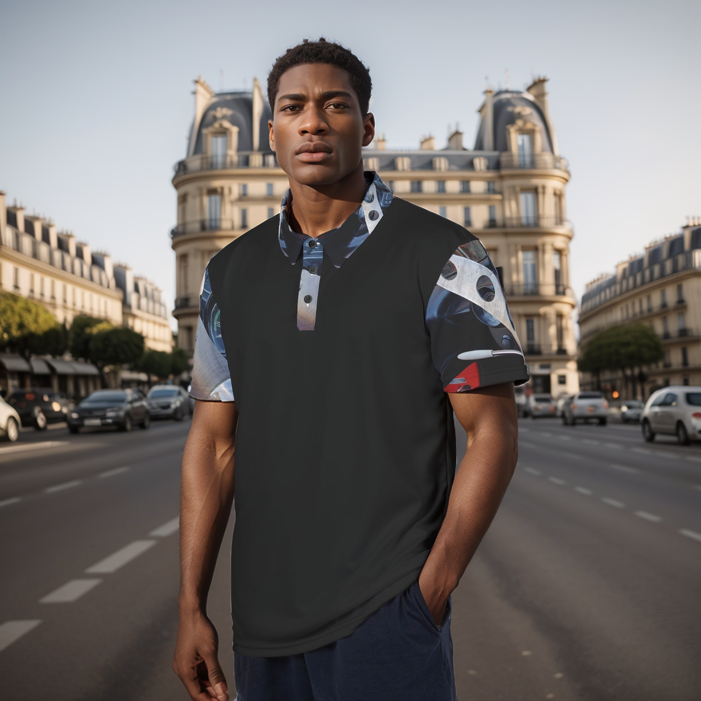 Vet Tech Black Polo Shirt