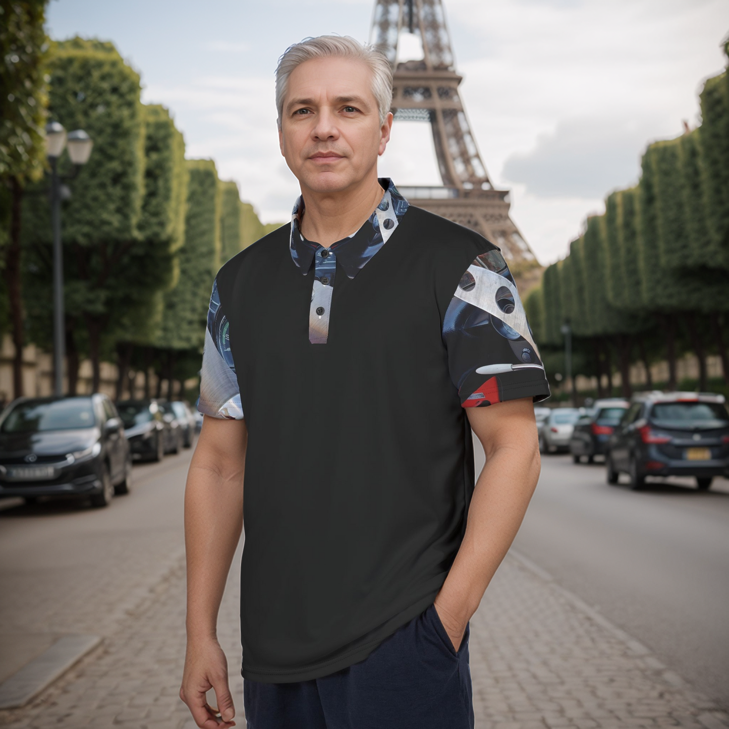 Vet Tech Black Polo Shirt