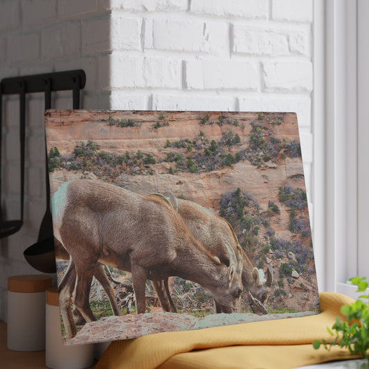 Wild Animal Tempered Glass Cutting Board