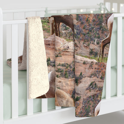 Wild Life Sherpa Fleece Blanket