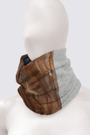 Work the Brown Tube Scarf