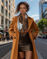Work The Brown Infinity Scarf